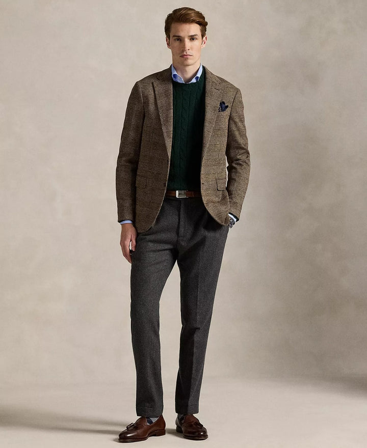 Translation missing: en.Polo Ralph Lauren Men's Polo Soft Modern Glen Plaid Sport Coat-Brown/Tan-Large