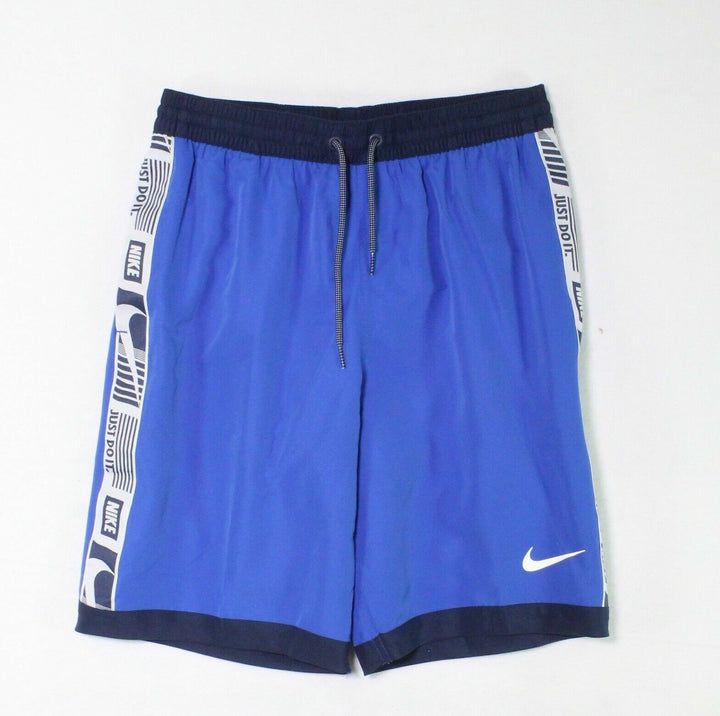 Translation missing: en.Nike Men's Stripe Breaker 9" Volley Shorts In Game Royal Blue-Size Small