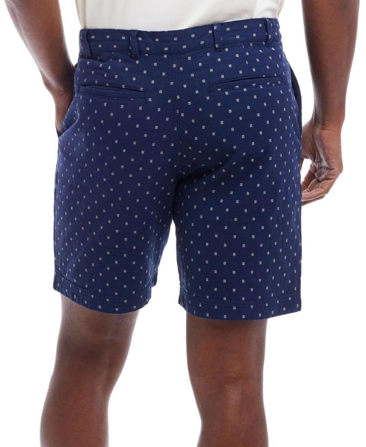Translation missing: en.Vintage Cotton Dobby Shorts, Weatherproof Men's 8in Inseam-Size 32 Navy