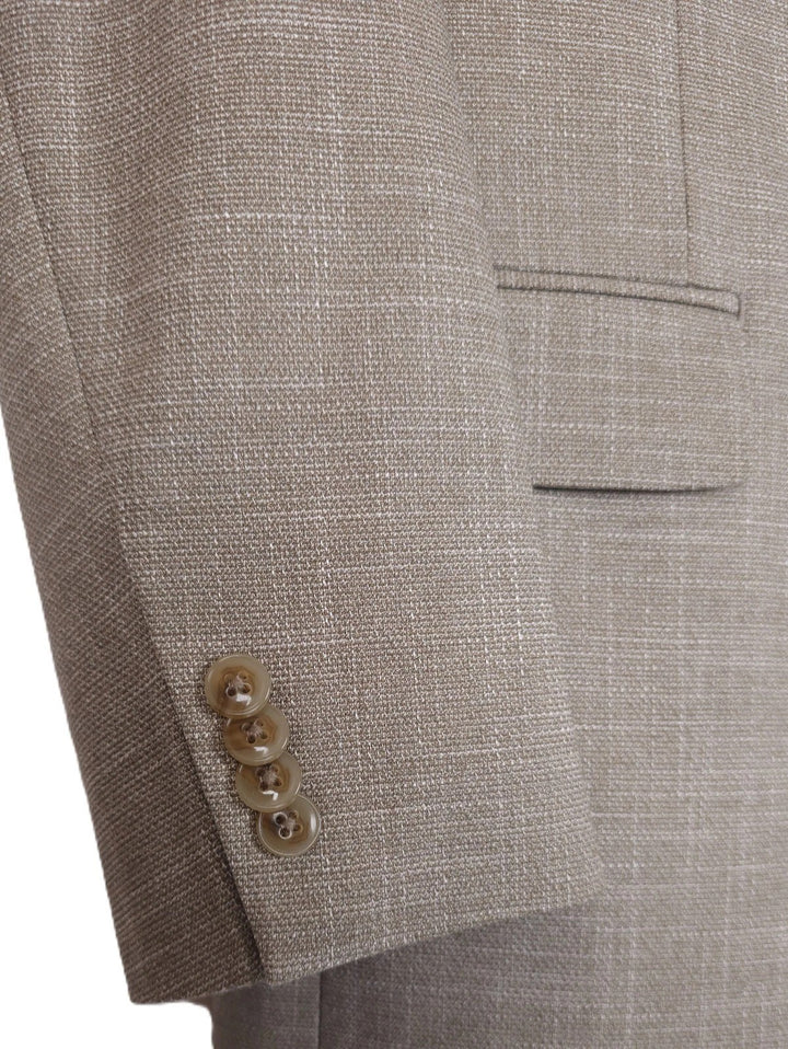 Translation missing: en.Michael Kors Kent Sport Coat Mens 42L Tan Classic-Fit Solid Fully Lined Stretch