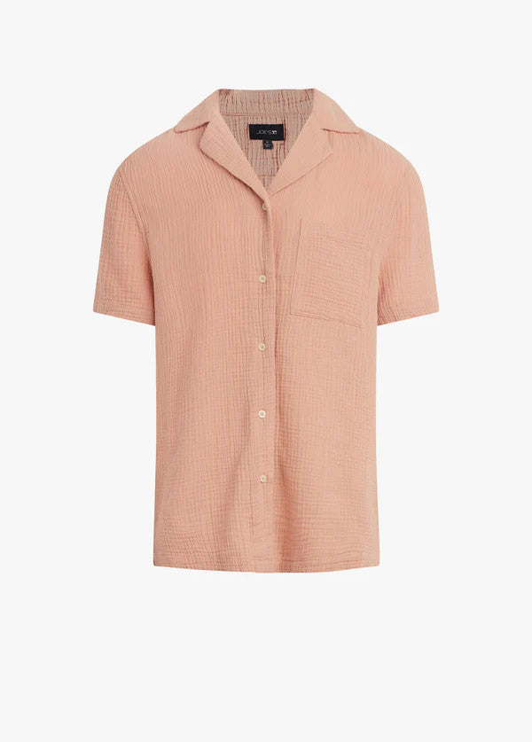 Translation missing: en.Joe's Jeans Men's Reg-Fit Charlie Camp Shirt in Dusty Clay-Large