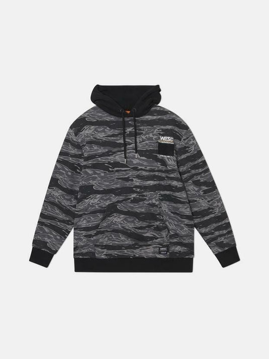 Translation missing: en.WESC Mike Camo Hoodie Black-Size Medium