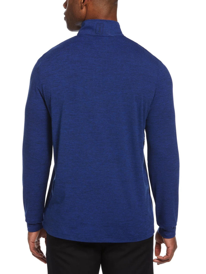 Translation missing: en.PGA Tour Men's Luxury Performance Textured Gradient Stripe 1/4-Zip SweatShirt-Sm