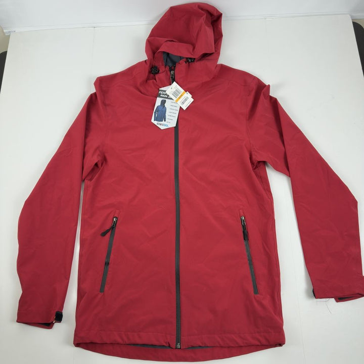 Translation missing: en.32 Degrees Men's Storm Tech Hooded Rain Jacket Crimson-Small