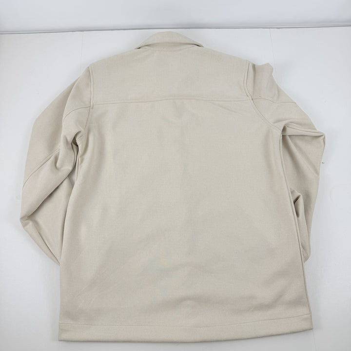Translation missing: en.Essex Crossing Men's Shirt Jacket Size Medium Beige Overshit Stretch Pockets