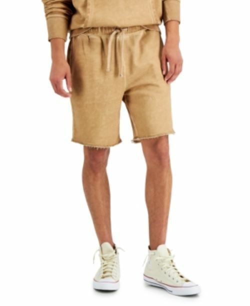 Translation missing: en.Sun + Stone Men's Regular-Fit Garment-Dyed 8" Fleece Shorts in Hammock-Small