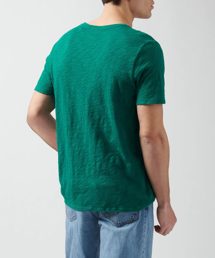 Translation missing: en.Atm Anthony Thomas Melillo Men's Slub Jersey V-Neck Tee in Jade-2XL
