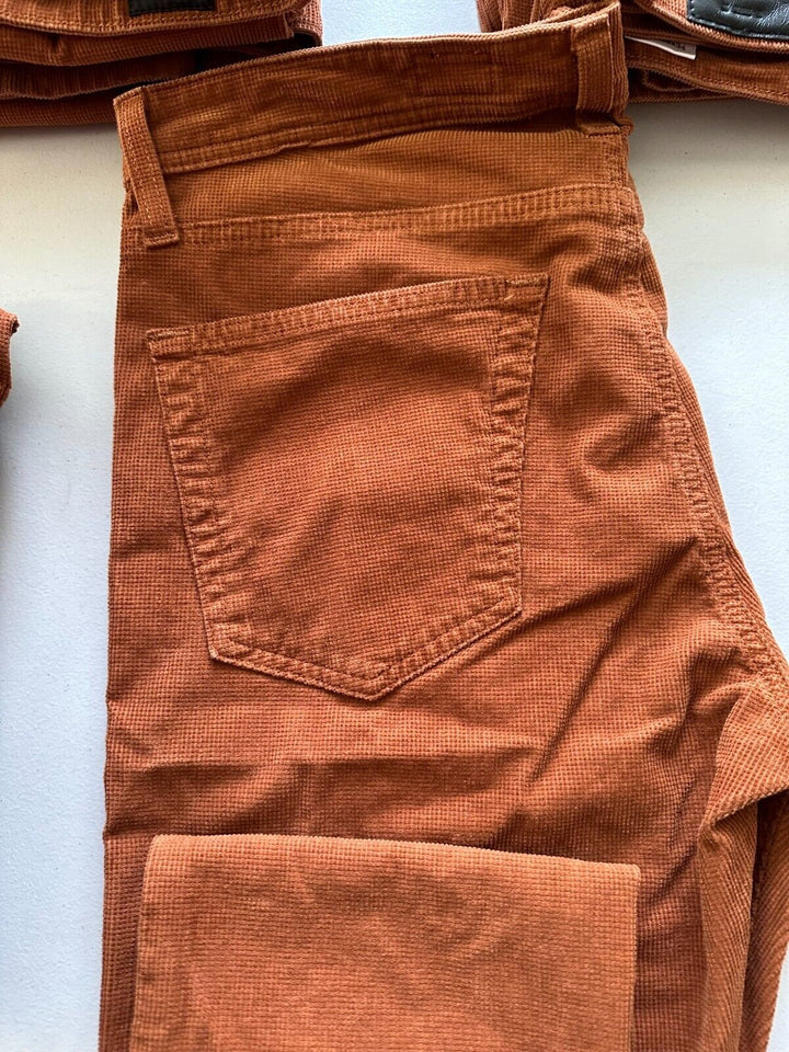 Translation missing: en.AG Tellis Men's Modern Slim Fit Corduroy Jeans in Clay Stone-33/34