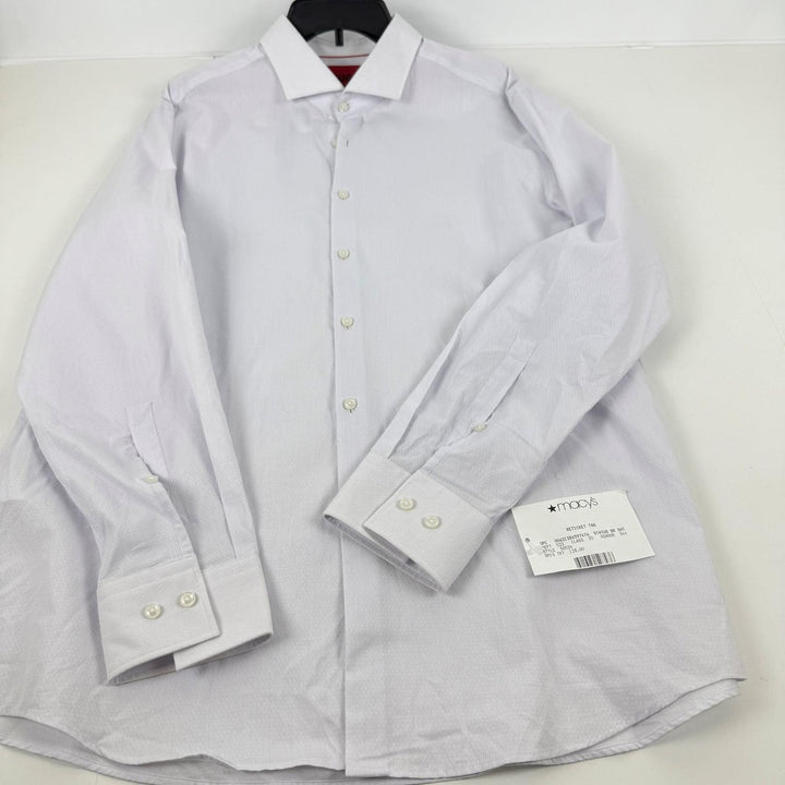 Translation missing: en.Hugo by Hugo Boss Men's Kason All Cotton Slim-Fit Dress Shirt Open White-18