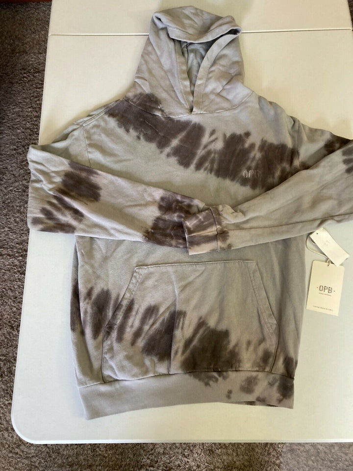 Translation missing: en.Original Paperbacks Men's Los Feliz Diagonal Stripe Hoodie in Grey Gunmetal-Med