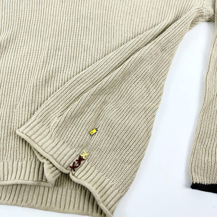 Translation missing: en.Scotch &amp; Soda Men's Organic Cotton Knit Polo Sweater in Beige-XL
