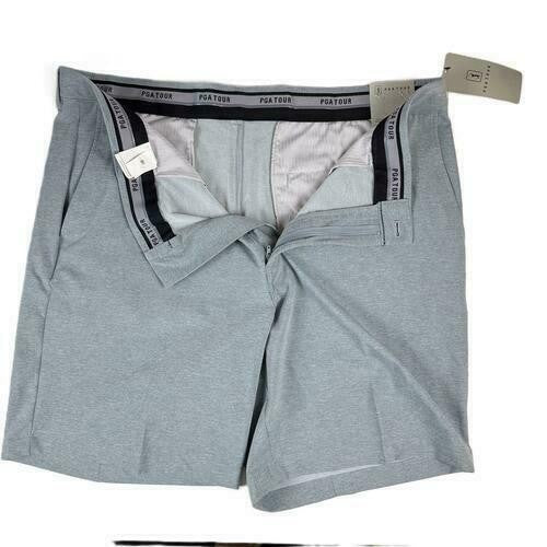 Translation missing: en.PGA Tour Golf Shorts Tradewinds Heathered Gray Size 42 Two-Tone 8in Inseam