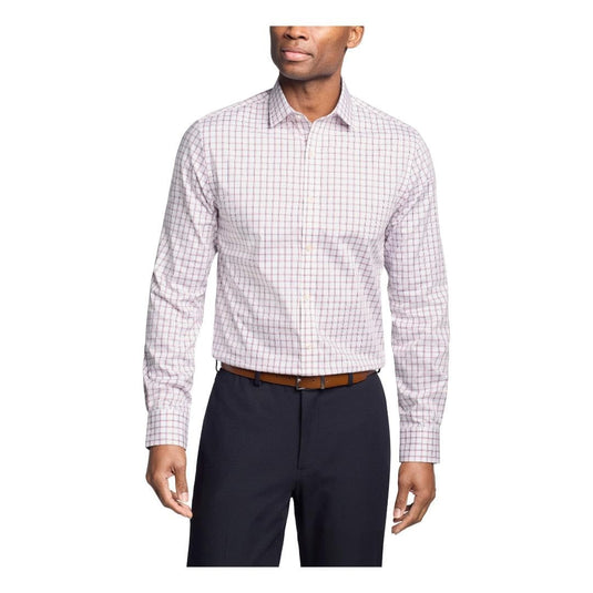 Translation missing: en.Tommy Hilfiger Dress Shirt 14.5 32/33 White Multi Regular Fit Mens Twill