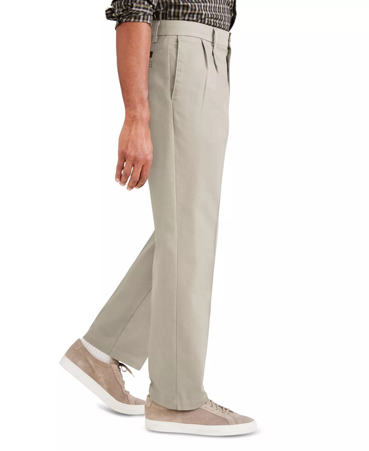 Translation missing: en.Dockers Signature Khaki Pants Cloud 33x30 Classic Fit Stain Defender Pleated