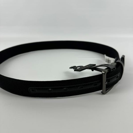 Translation missing: en.The Men's Store at Major Dept Store Tubular Mesh Black Belt-Medium 34-36