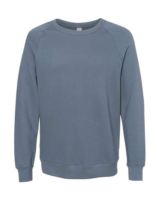 Translation missing: en.Alternative 9575ZT Unisex Washed Terry Champ Sweatshirt in Washed Denim-XL