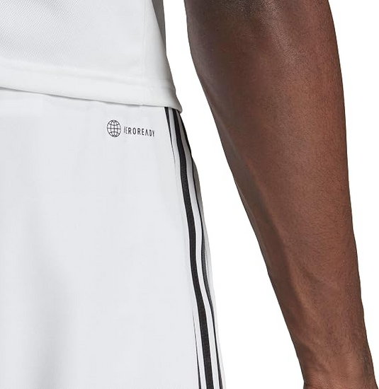 Translation missing: en.adidas Men's Tiro 23 Soccer Pants Regular Fit Tapered Leg- White/Black-2XL