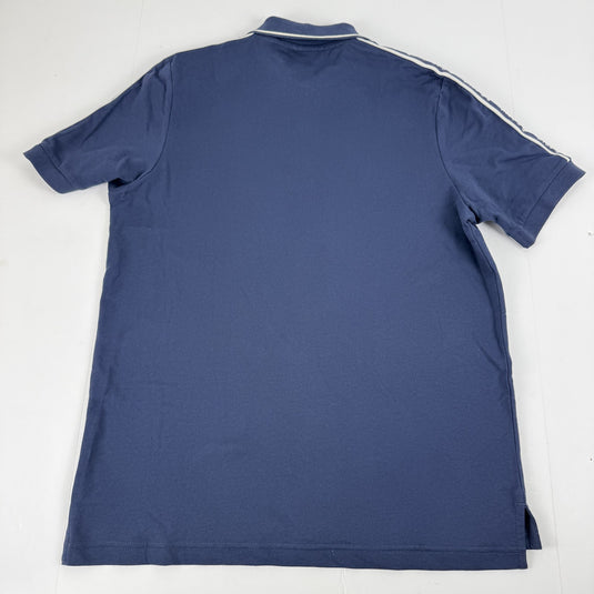 Translation missing: en.AGTAWH All Good Things French Terry Polo Mens Size Small Indigo Blue Cotton
