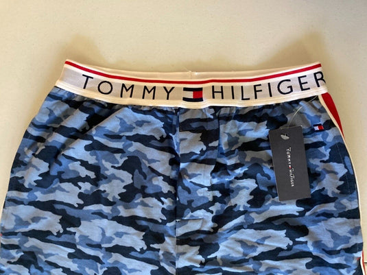 Translation missing: en.Tommy Hilfiger Mens Modern Essential Camo Lounge Jogger Pajama Pants Sapphire- M
