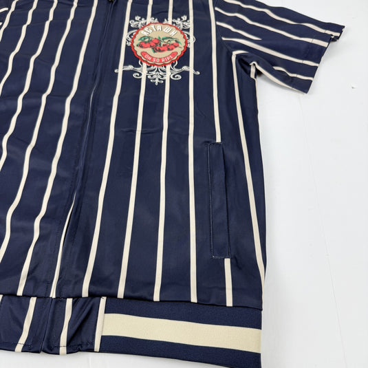 Translation missing: en.AGTAWH All Good Paris Cherry Street Track Jacket Short Sleeve Indigo Blue-Large