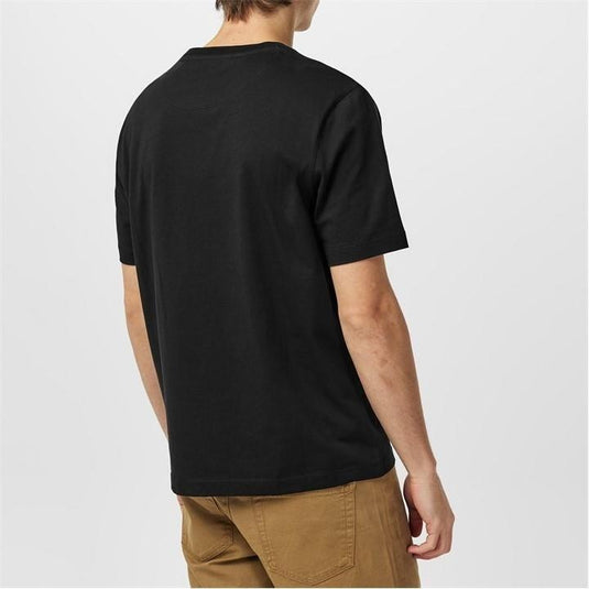 Translation missing: en.Ted Baker Regular Fit Tywinn Mens Black T-Shirt Cotton - Size Small