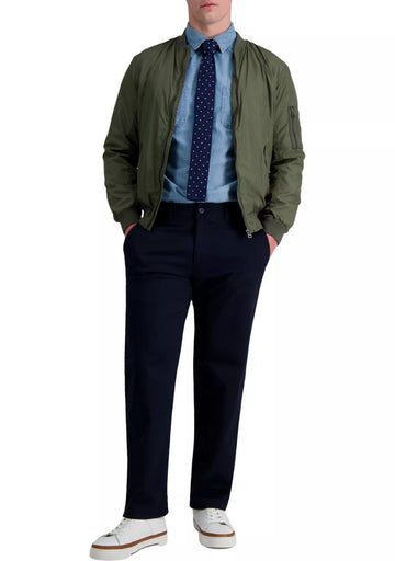 Translation missing: en.Haggar Life Khaki Comfort Chino Mens Comfort Waistband Straight Fit Pants-33x30