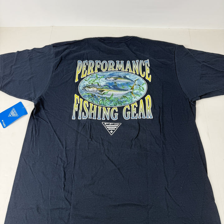 Translation missing: en.Columbia Men's Yellowtail Graphic T-Shirt All Cotton Columbia Navy-XL