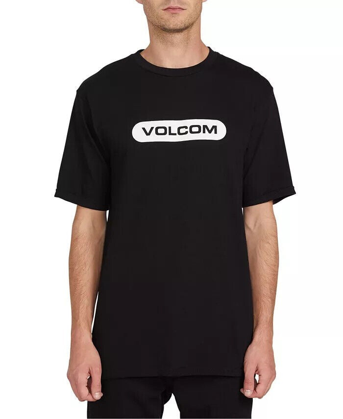 Translation missing: en.Volcom Men's New Euro Short Sleeve T-shirt in Black-Size Small