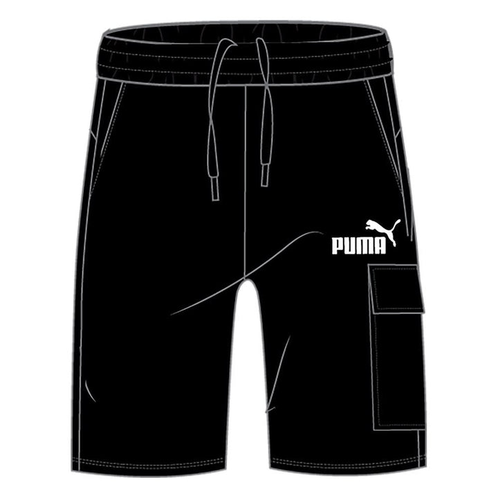 Translation missing: en.PUMA Mens Essentials 10 Inch Cargo Shorts Casual Bottoms Casual Black-Size Small