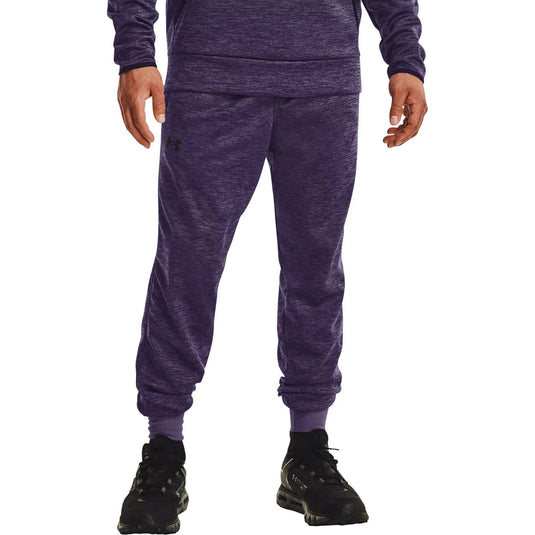 Translation missing: en.Under Armour Men's Armour Fleece Jogger Pants in Twilight Purple/Black-Large