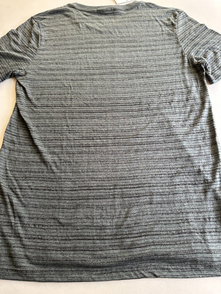 Translation missing: en.Threads 4 Thought Men's Dirt Road Stripe V-Neck T-Shirt Teal-2XL