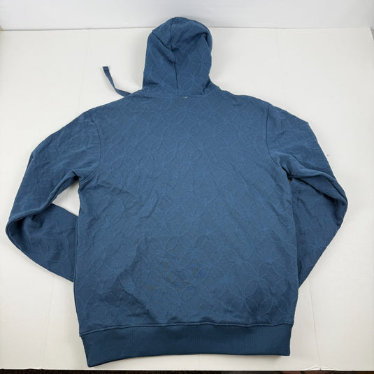 Translation missing: en.Scotch And Soda Geo Print Cotton Blend Hoodie Teal Blue-Size Small