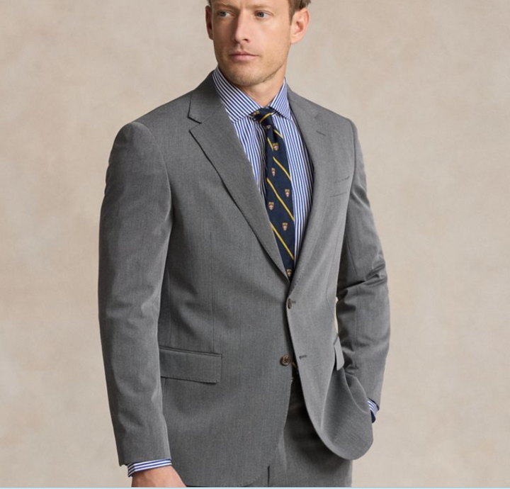 Translation missing: en.Polo Ralph Lauren Sport Coat Men's 38R Lt Grey Single-Breasted Twill Modern Fit
