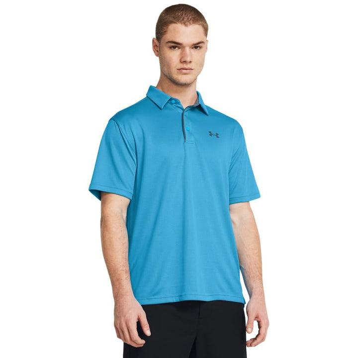 Translation missing: en.Under Armour Men's Tech Golf Polo, 421 Capri Pitch Gray, Size Small Loose Fit
