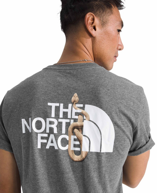 Translation missing: en.The North Face Men's Short Sleeve Lunar New Year Snake Graphic T-Shirt Grey-XL
