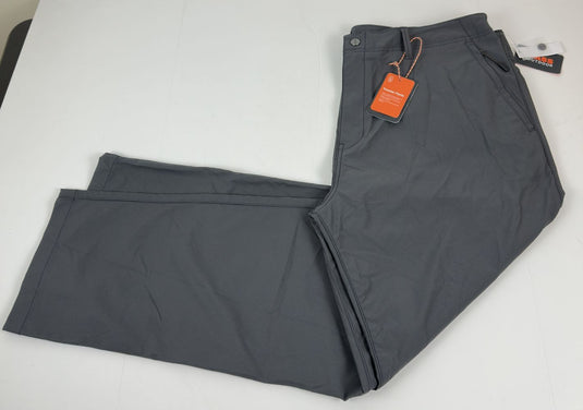 Translation missing: en.Bass Outdoor Men's Slim Straight-Fit Traveler Pants - Asphalt Gray-42x30.5 New