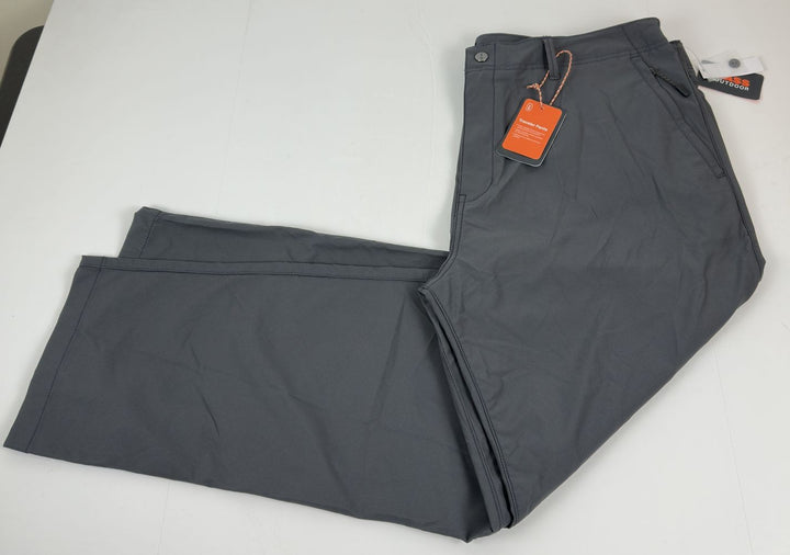 Translation missing: en.Bass Outdoor Men's Slim Straight-Fit Traveler Pants - Asphalt Gray-42x30.5 New