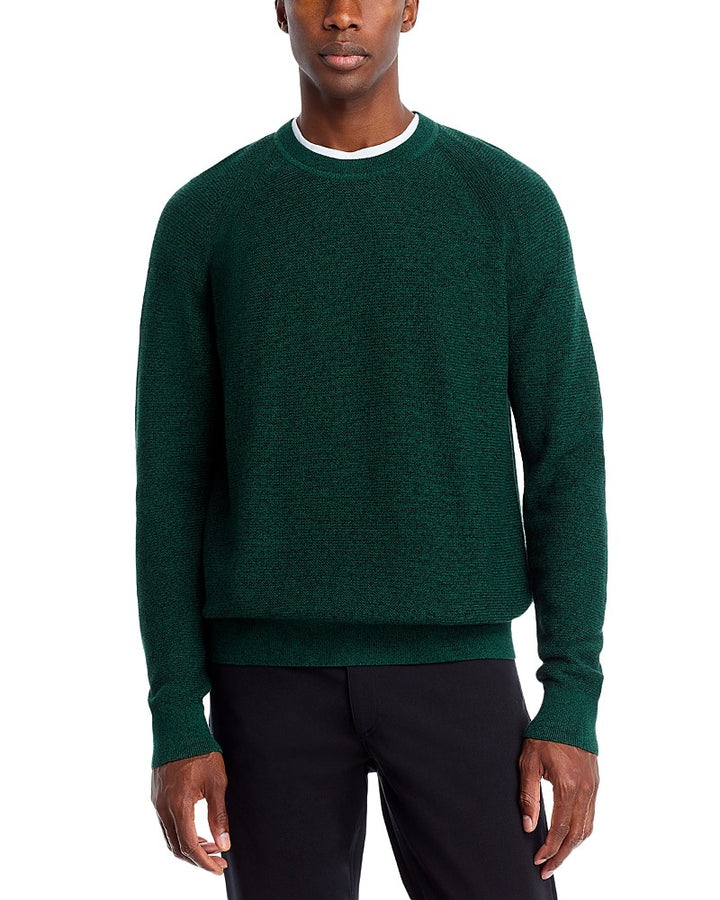 Translation missing: en.Michael Kors Mouline Sweater Dark Emerald Size Medium  Men's Modern-Fit Textured