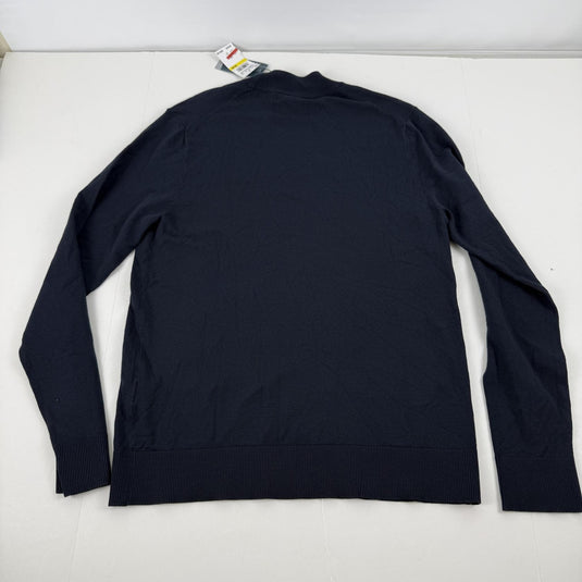 Translation missing: en.Perry Ellis Men's Long Sleeve Mock Neck Pullover Sweater Dark Sapphire-Medium