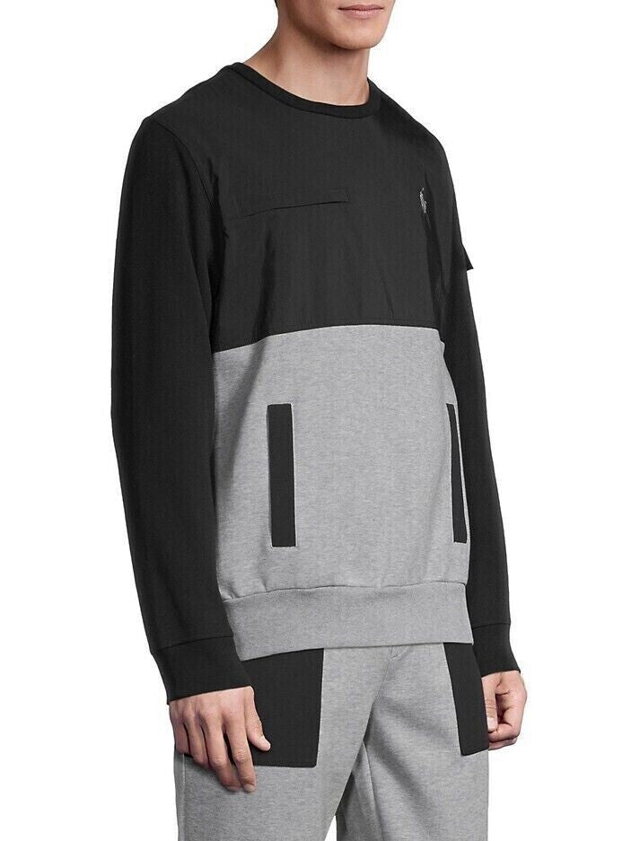 Translation missing: en.Polo Ralph Lauren Men's Water Repellent Hybrid Sweatshirt in Grey Heather-Small