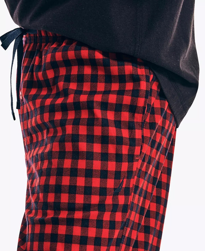 Translation missing: en.Nautica Men's Soft Cozy Fleece Pajama Pants Nautica Red Plaid-XL