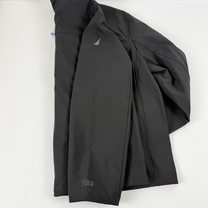 Translation missing: en.Nautica  Men's Flight Jacket Black Water &amp; Wind Resist Stretch Full Zip-XL