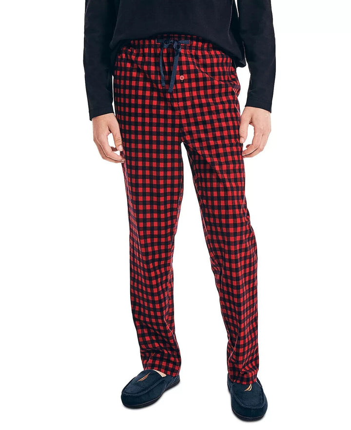 Translation missing: en.Nautica Men's Soft Cozy Fleece Pajama Pants Nautica Red Plaid-XL