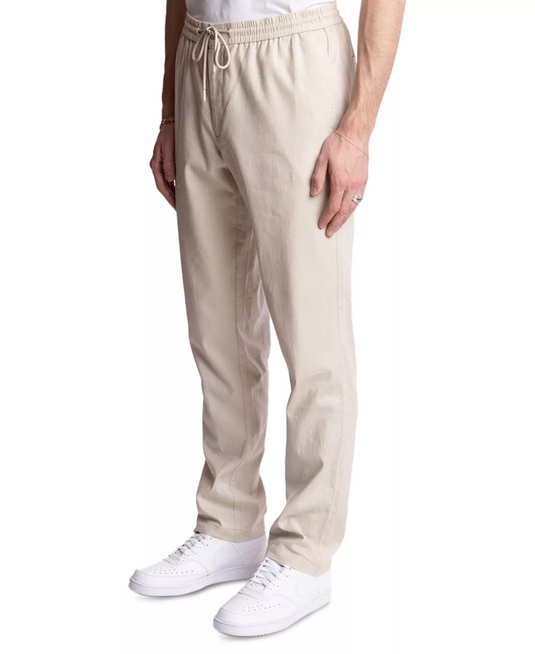 Translation missing: en.Paisley &amp; Gray Men's Chester Drawstring Pants Linen Blend Tan Linen-Small 28-30W