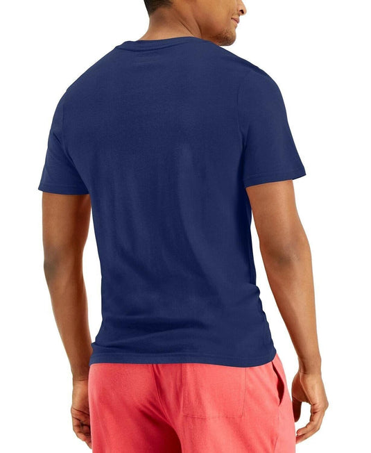 Translation missing: en.Club Room Men's Pajama T-Shirt Pomp Blue Size Small Cotton Modal Crew Neck