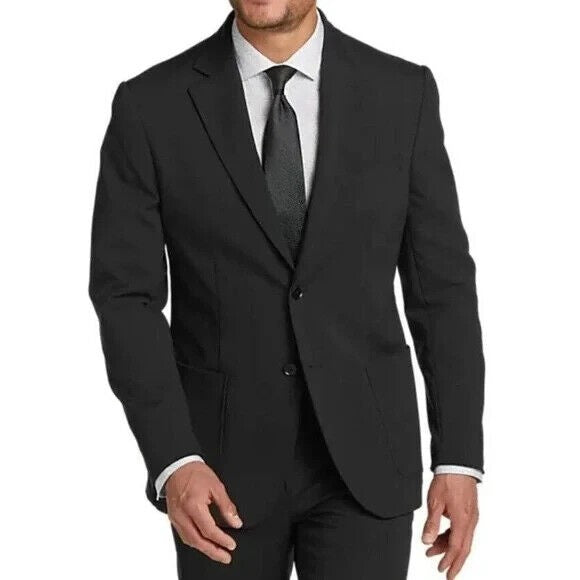 Translation missing: en.Michael Kors Kuffs MKtech Men's Solid Modern-Fit Suit Jacket Only Black-46L