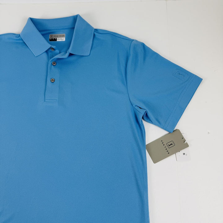 Translation missing: en.PGA Tour Golf Polo Shirt Ethereal Blue Size XL AirFlux Polo Mesh