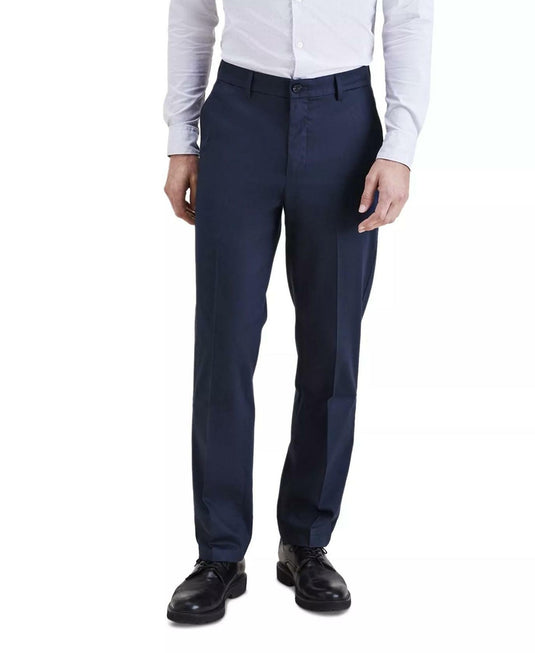 Translation missing: en.Dockers Big &amp; Tall Signature Khaki Pants Navy 50x32 Classic Fit Stain Defender