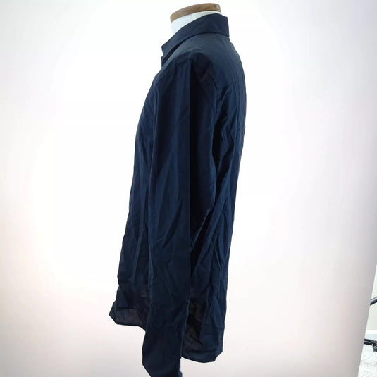 Translation missing: en.Alfani Men's Stretch Modern Solid Shirt Deep Black - Large