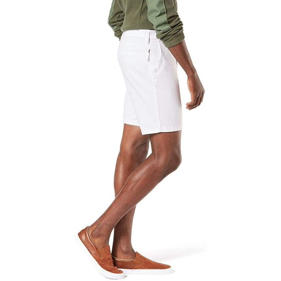 Translation missing: en.Dockers Men's Ultimate Supreme Flex Stretch Solid 9.5" Shorts Paper White-31W
